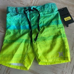 BNWT Hurley swim trunks size 4 xs